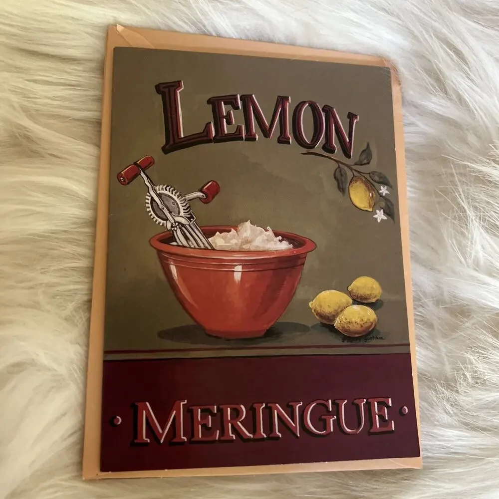 VTG Mixed Stationery Ephemera: Greeting Cards, Fruit Labels & Teacup Ornament